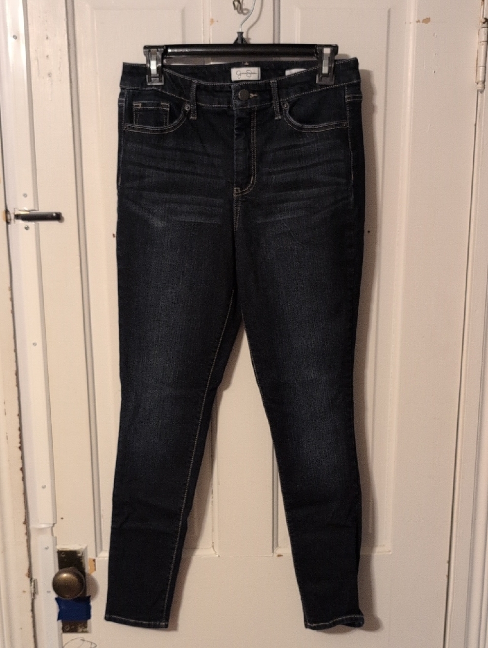 Jessica Simpson Dark Wash High Rise Skinny Jeans